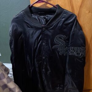 Black Chicago White Sox Men button up jacket pro standard 3xl used jacket